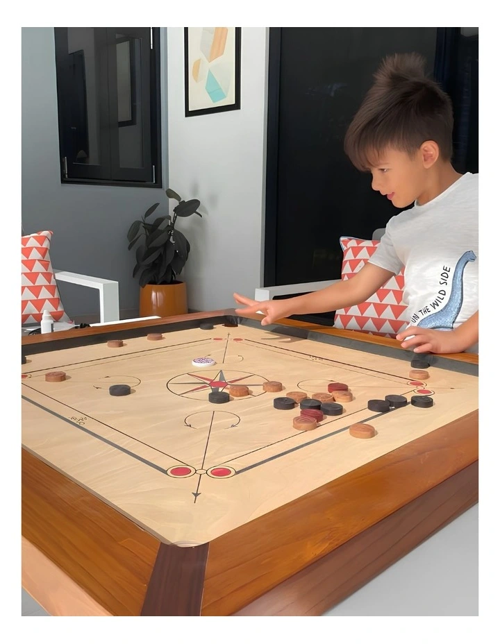 87x87cm Plywood Championship Carrom Board with 74x74cm Internal Playing Area image 6