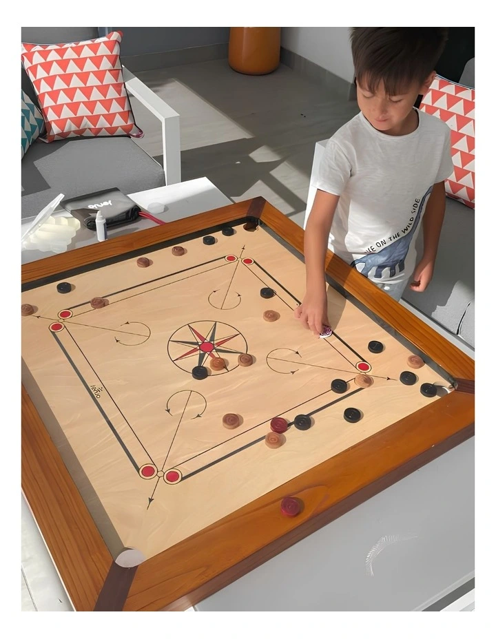 87x87cm Plywood Championship Carrom Board with 74x74cm Internal Playing Area image 7