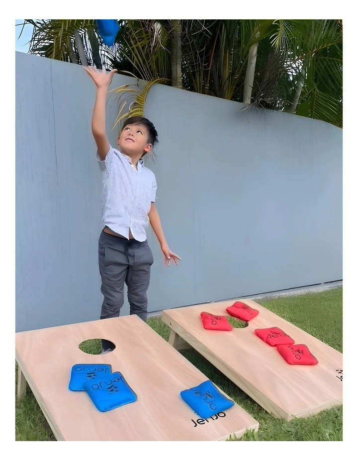 Cornhole Boards & Corn Bags Toss Game Set image 5