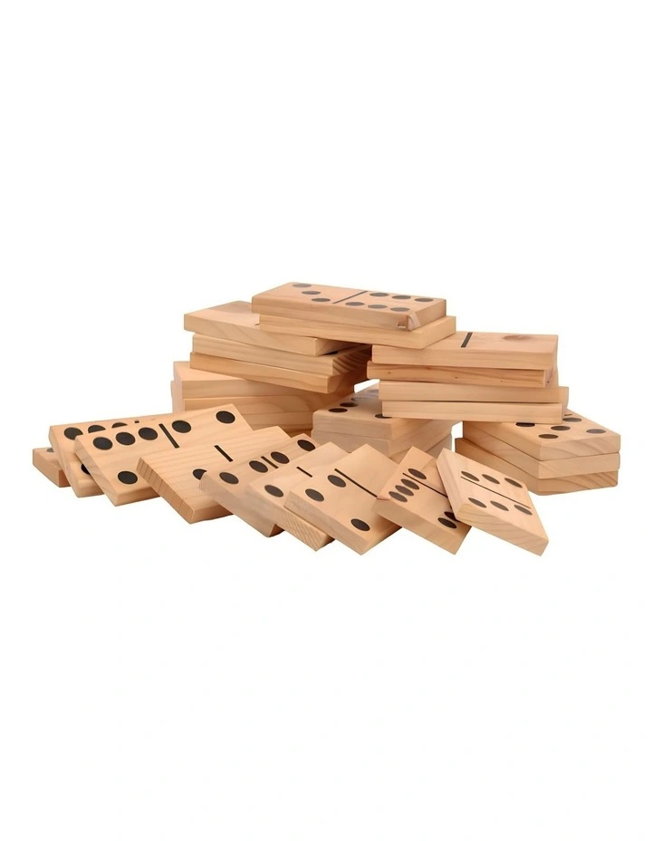 Giant Outdoor Dominoes Game Set with 28 Pieces 15cm image 3