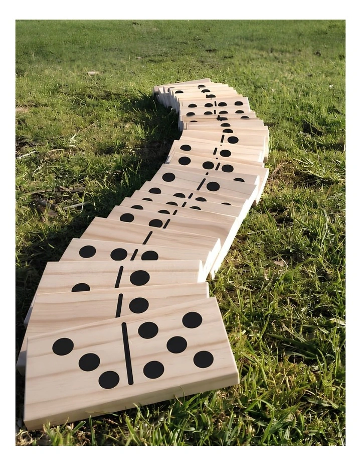 Giant Outdoor Dominoes Game Set with 28 Pieces 15cm image 7