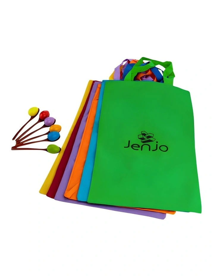 2 in 1 Egg Spoon Race & Hacky Sack Kids Game Set image 3