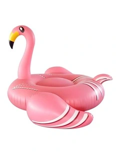 Giant PVC Inflatable Flamingo Pool Toy Float Pink