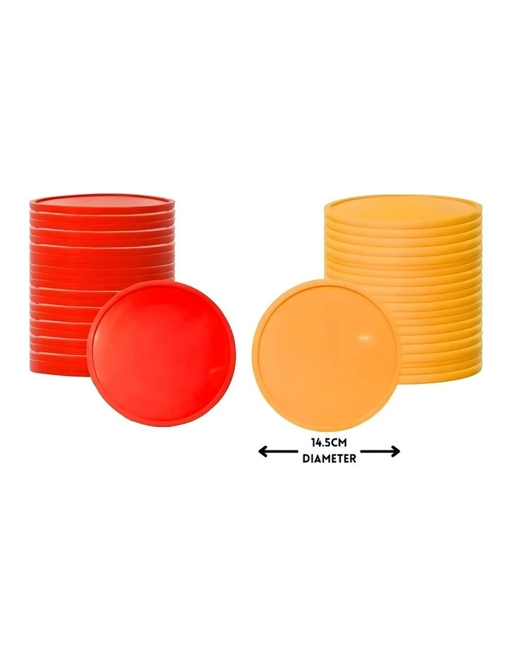 Wooden Indoor Outdoor Giant Connect Four In A Row Game Set 120x110cm Green image 4