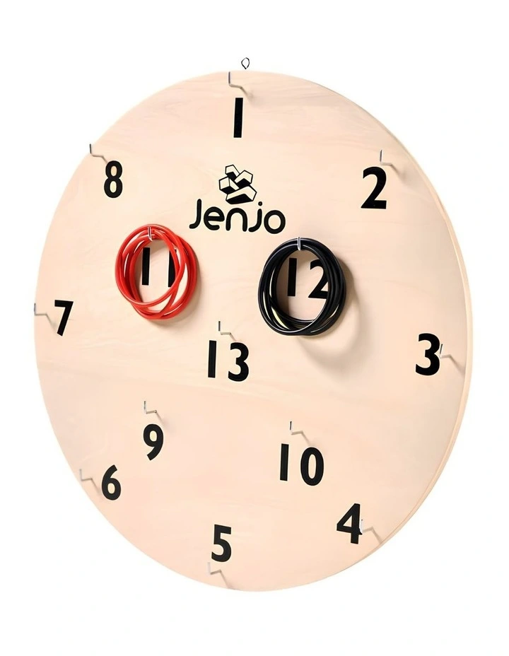 Wooden Giant Hookey Ring Board Lawn Game 68cm diameter image 3