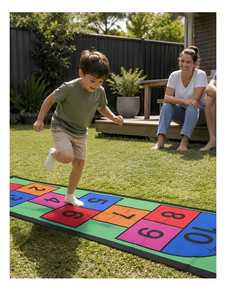 Colourful 3m Length Hopscotch Mat w/ Pegs image 5