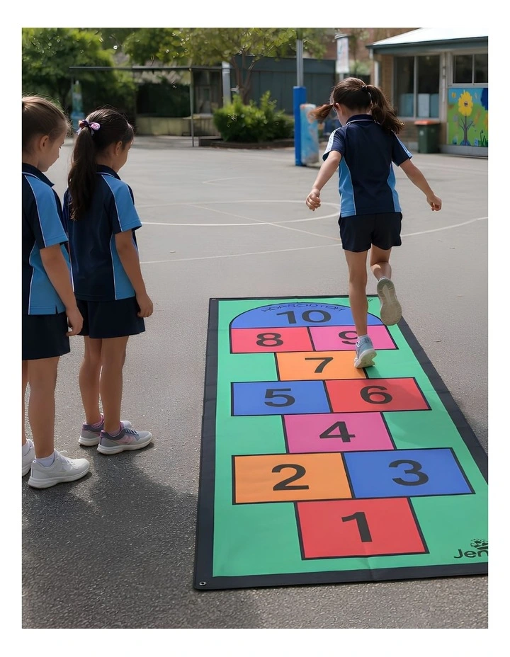 Colourful 3m Length Hopscotch Mat w/ Pegs image 6