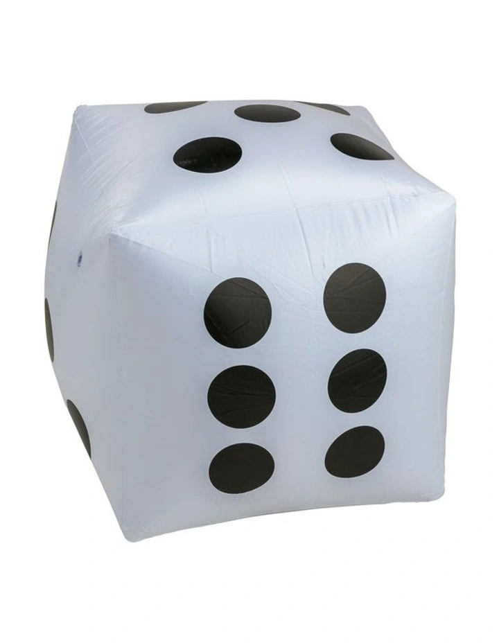 Inflatable Giant Die With Plastic Pump 52cm Diameter image 1