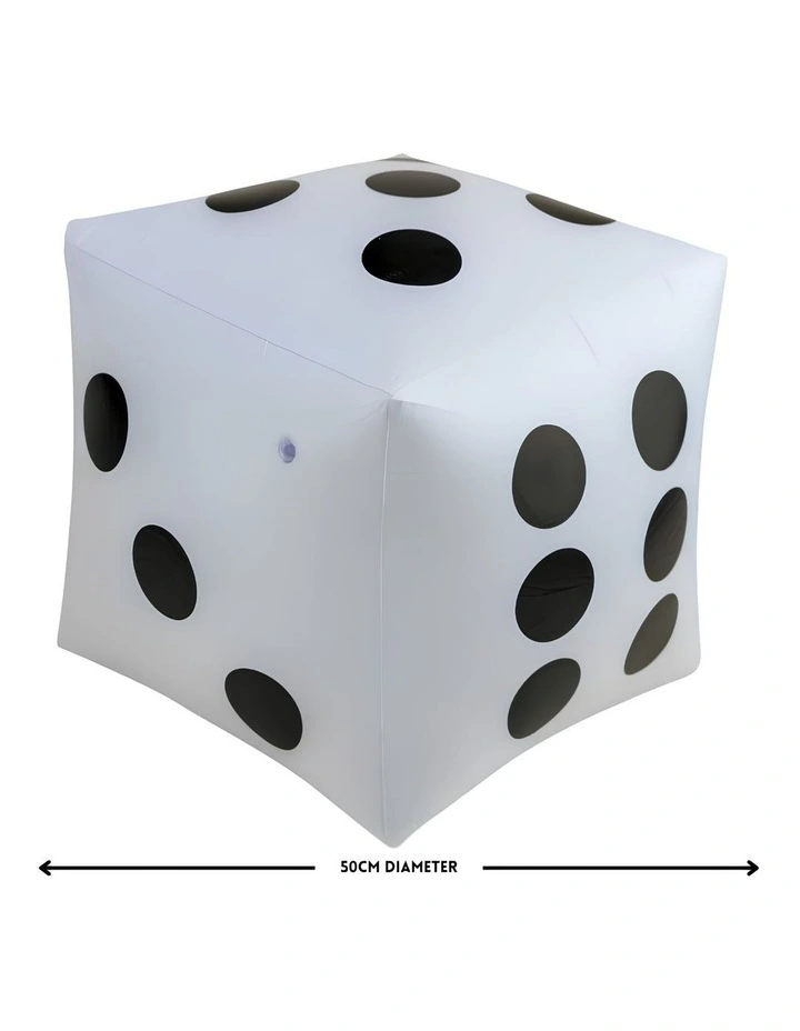 Inflatable Giant Die With Plastic Pump 52cm Diameter image 3