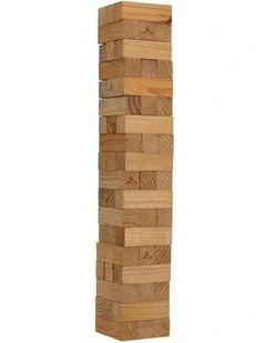 54 Piece Deluxe Jenjo Outdoor Wood Block Game 127cm