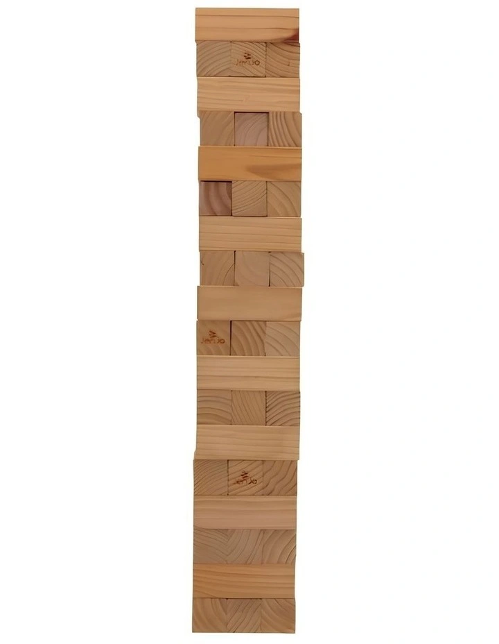 54 Piece Deluxe Jenjo Outdoor Wood Block Game 127cm image 4