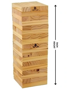 54 Piece Outdoor Epic Jenjo Wooden Block Game 54cm