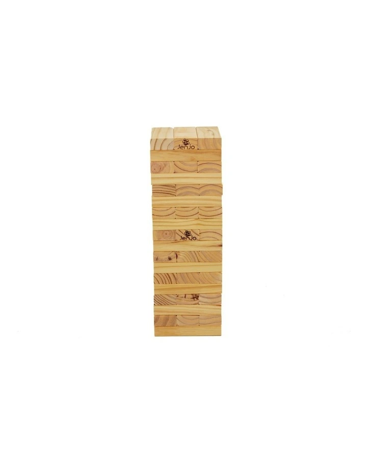 54 Piece Outdoor Epic Jenjo Wooden Block Game 54cm image 2