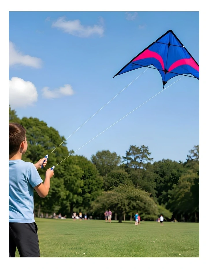 Stunt Kite Blue & Purple image 4
