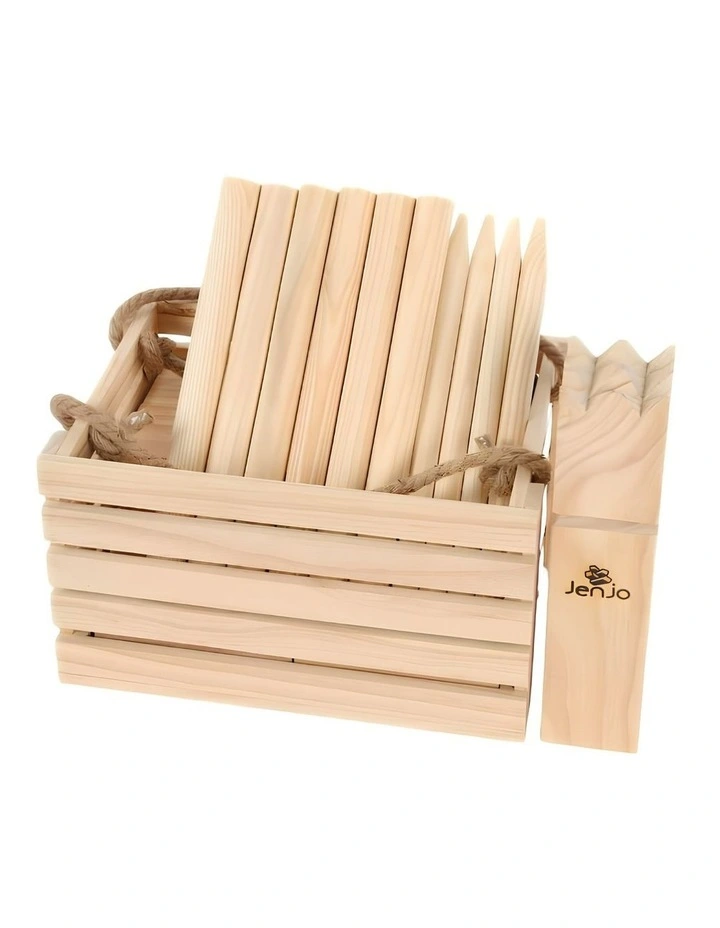 Outdoor Wooden Kubb Lawn Game Set image 4