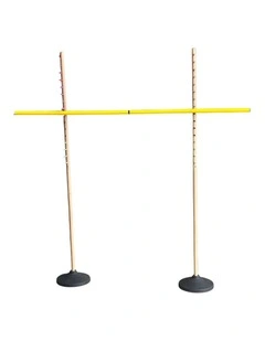 Wooden Limbo Set w/ Rubber Legs & Plastic Pole Height 158cm