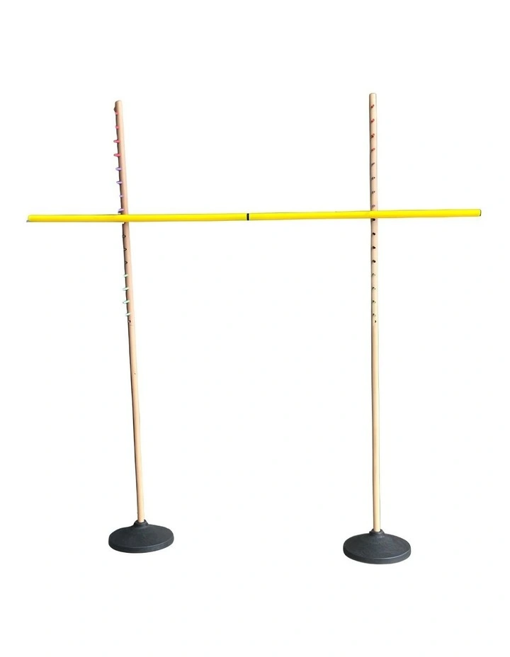 Wooden Limbo Set w/ Rubber Legs & Plastic Pole Height 158cm image 1
