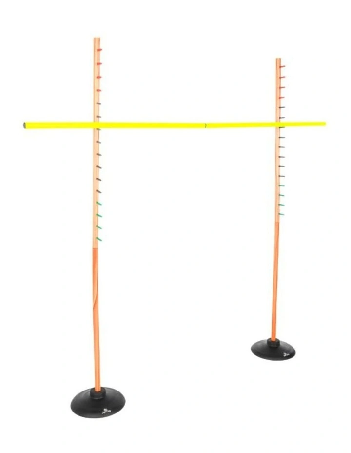 Wooden Limbo Set w/ Rubber Legs & Plastic Pole Height 158cm image 4