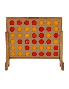 Mega Plywood Connect Four In A Row Game Set 69X79Cm