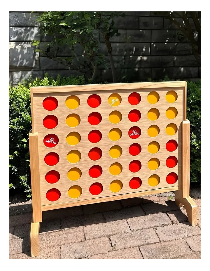 Mega Plywood Connect Four In A Row Game Set 69X79Cm image 7