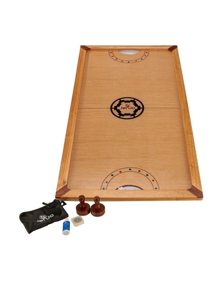 Shuffle Puck Wooden Ice Hockey Game image 1