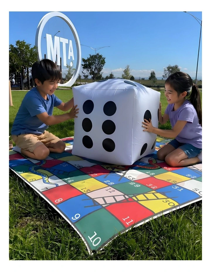 2 in 1 Giant Snakes, Dots & Ladders 1.5m Mat image 5