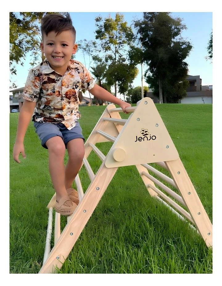 Kids Hardwood ClimbA Pikler Foldable Frame 80cm High image 6