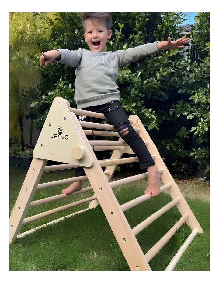 Kids Hardwood ClimbA Pikler Foldable Frame 80cm High image 7
