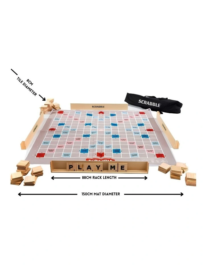 Giant Scrabble 150x150cm Game Board Mat image 2