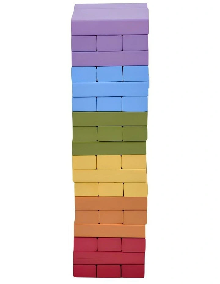 Rainbow Giant 54 Wooden Blocks Height 63cm image 5