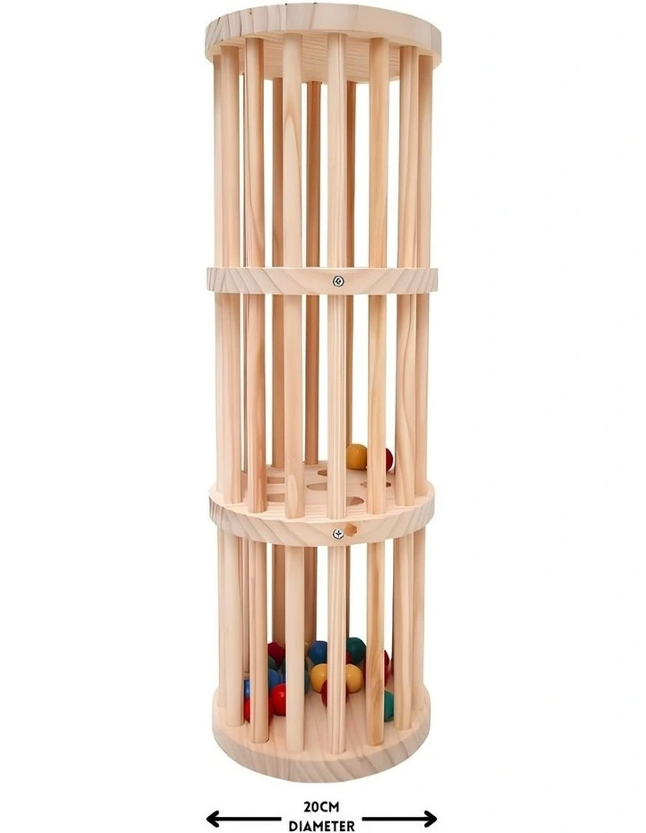 Giant Wooden Rainmaker Rattle 68cm image 1
