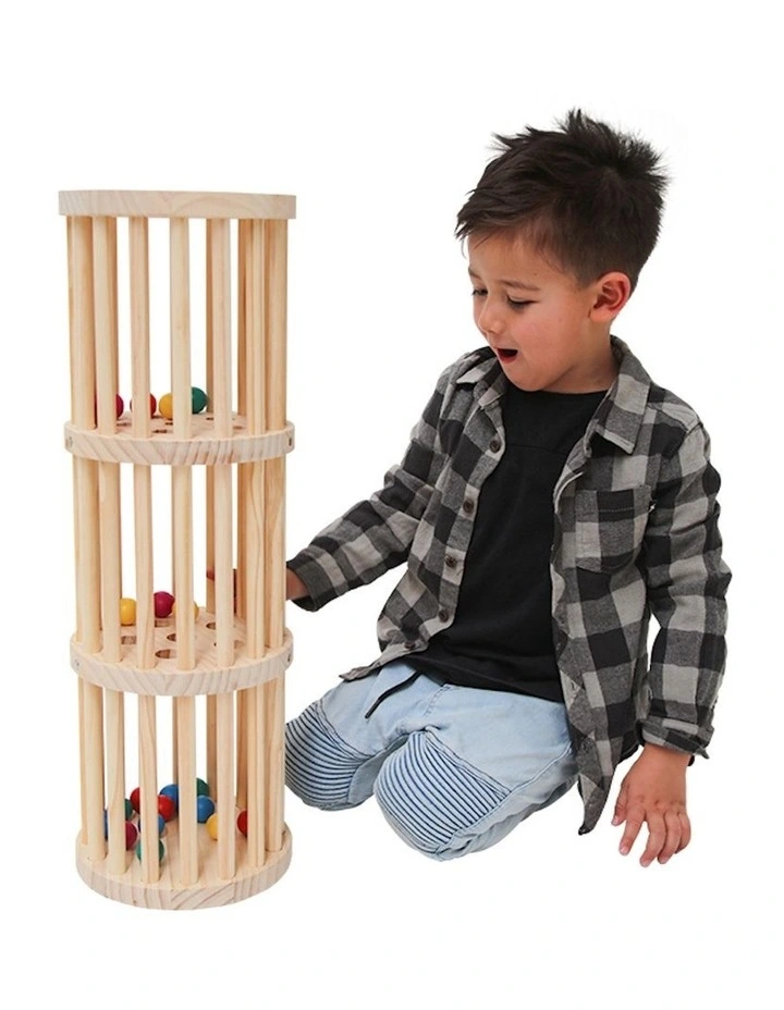 Giant Wooden Rainmaker Rattle 68cm image 4