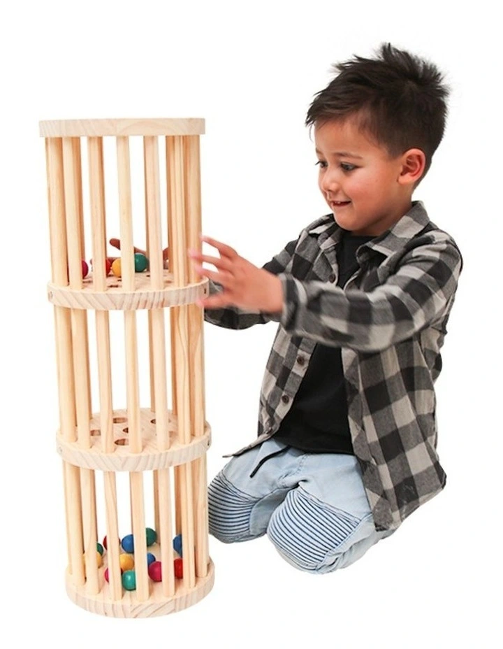 Giant Wooden Rainmaker Rattle 68cm image 5