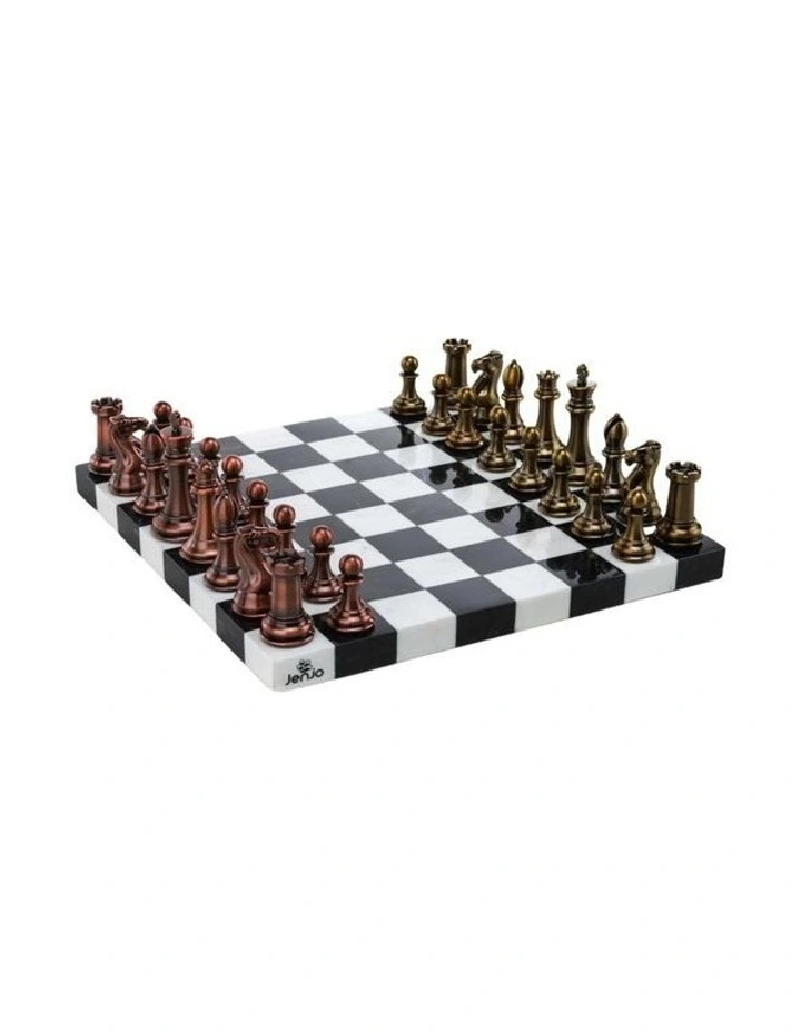 Chess Marble Board with Resin Pieces image 3