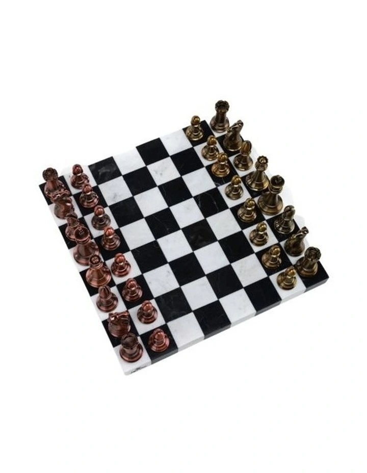 Chess Marble Board with Resin Pieces image 4
