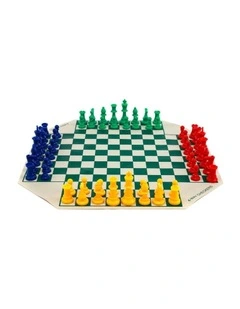 Chess Octagon Board 4 Player Set