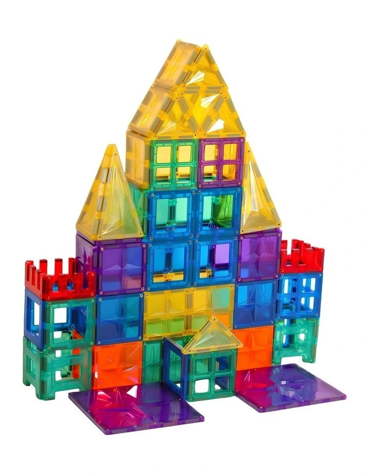 Magnetic Tile 108 Piece in Multi image 1