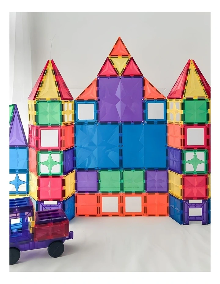 Magnetic Tile 108 Piece in Multi image 5