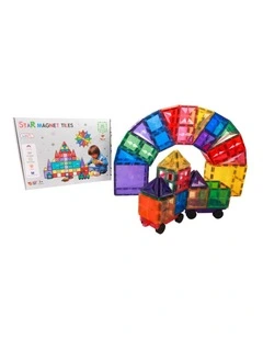 Magnetic Tiles 182 Piece in Multi