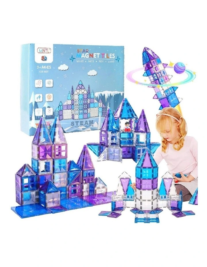 Magnetic Ice Tiles 120pcs in Multi image 1