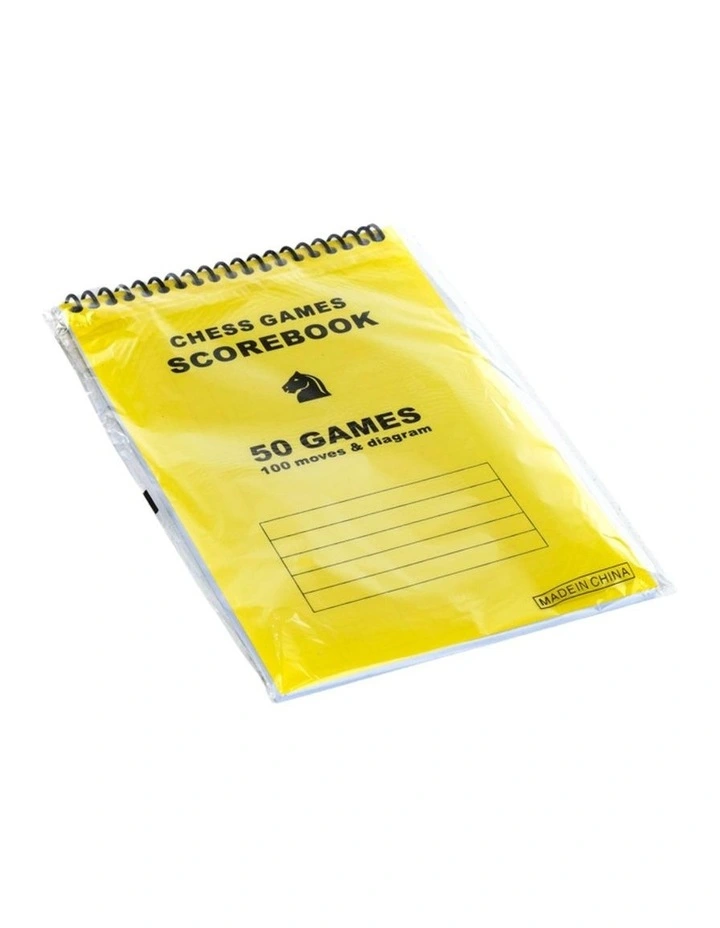 Chess Scorebook in Yellow image 1