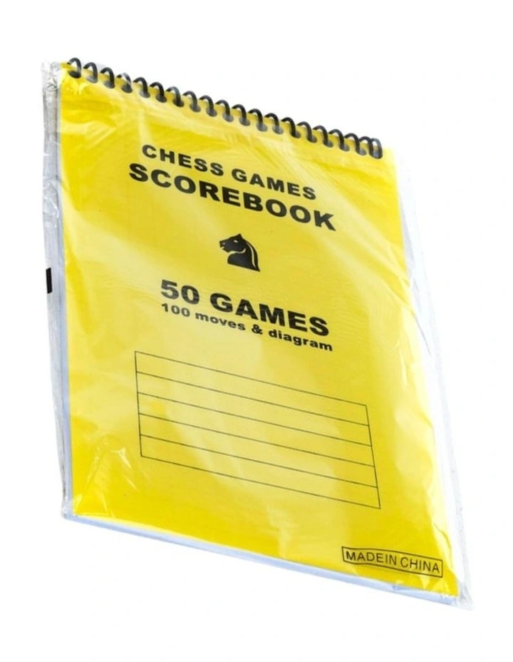 Chess Scorebook in Yellow image 2