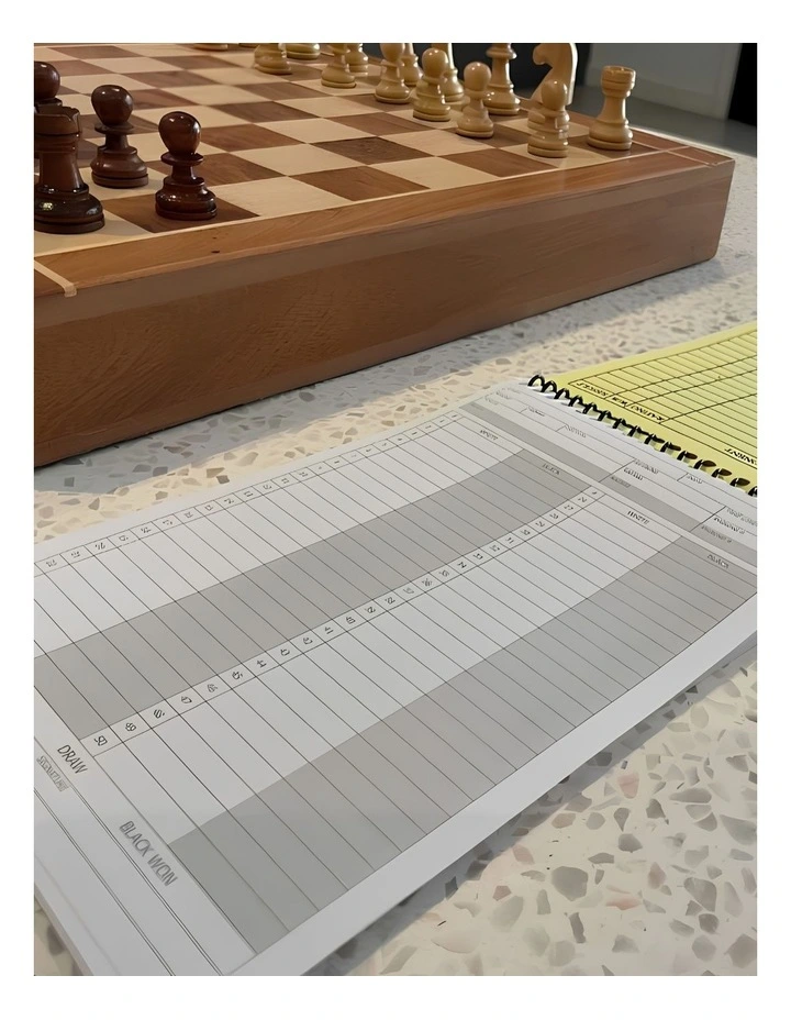Chess Scorebook in Yellow image 4