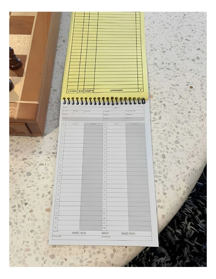 Chess Scorebook in Yellow image 5