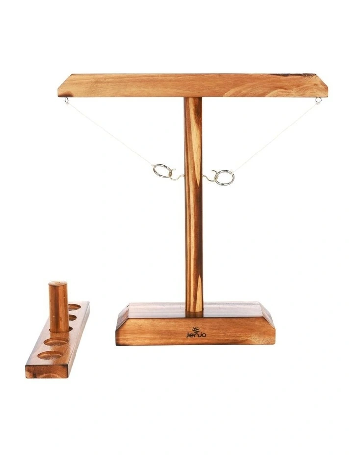 Hook & Ring Toss in Brown image 1