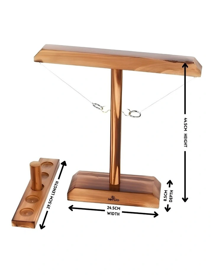 Hook & Ring Toss in Brown image 2
