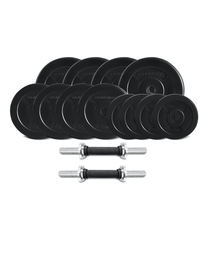 40kg EnduraCast Dumbbell Weight Set image 1