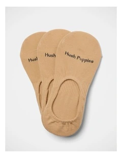 Comfort Footlet 3 Pack in Flesh