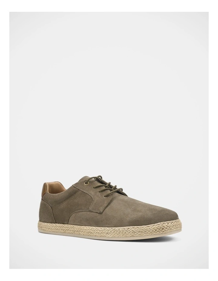 Draven Shoes In Sage Suede image 2