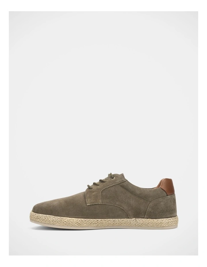Draven Shoes In Sage Suede image 3